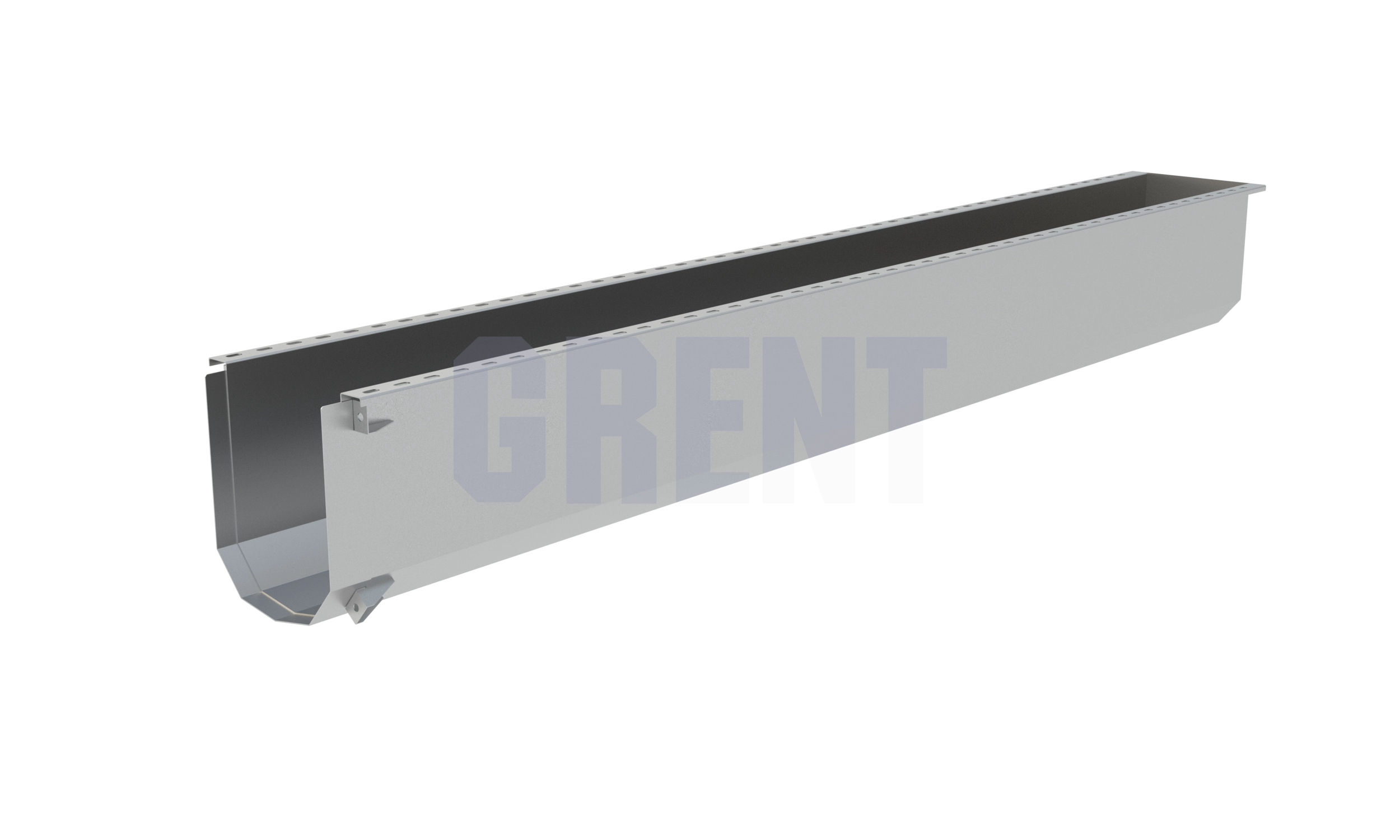 Лоток водоотводный мостовой GRENT MosT подвесной 300 торцевой
