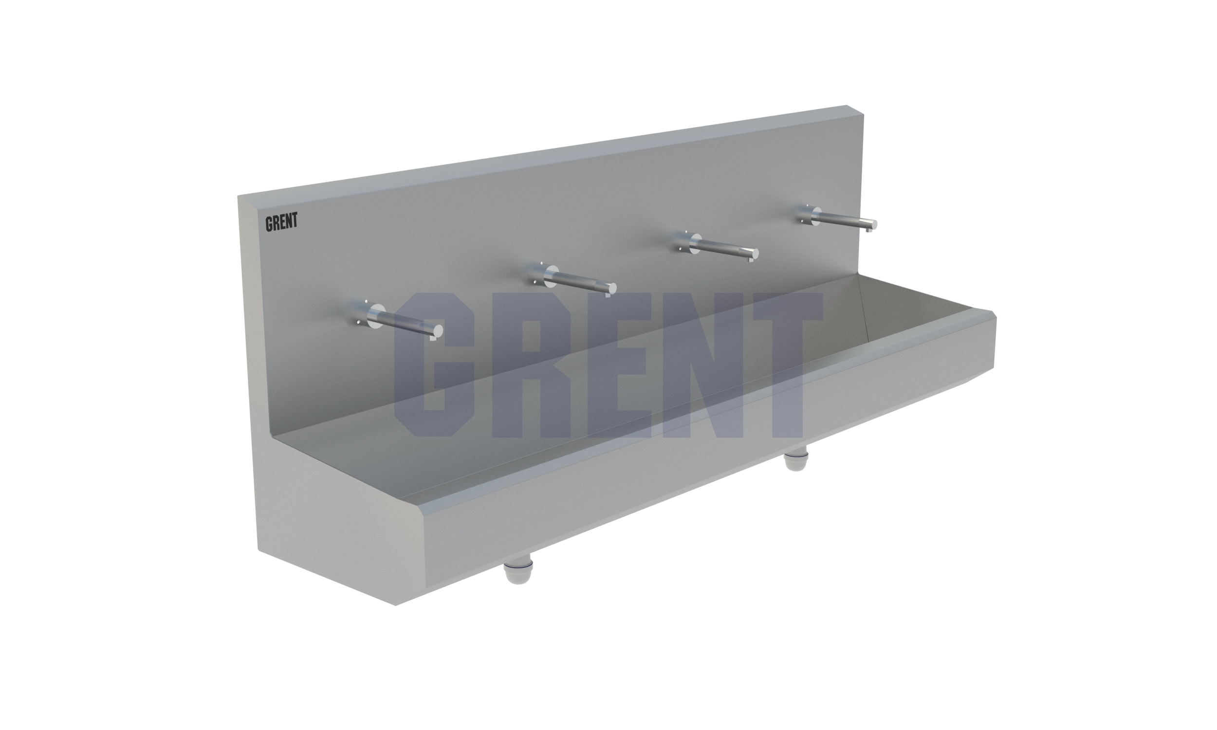 Умывальник 4-секционный подвесной GRENT-P-04