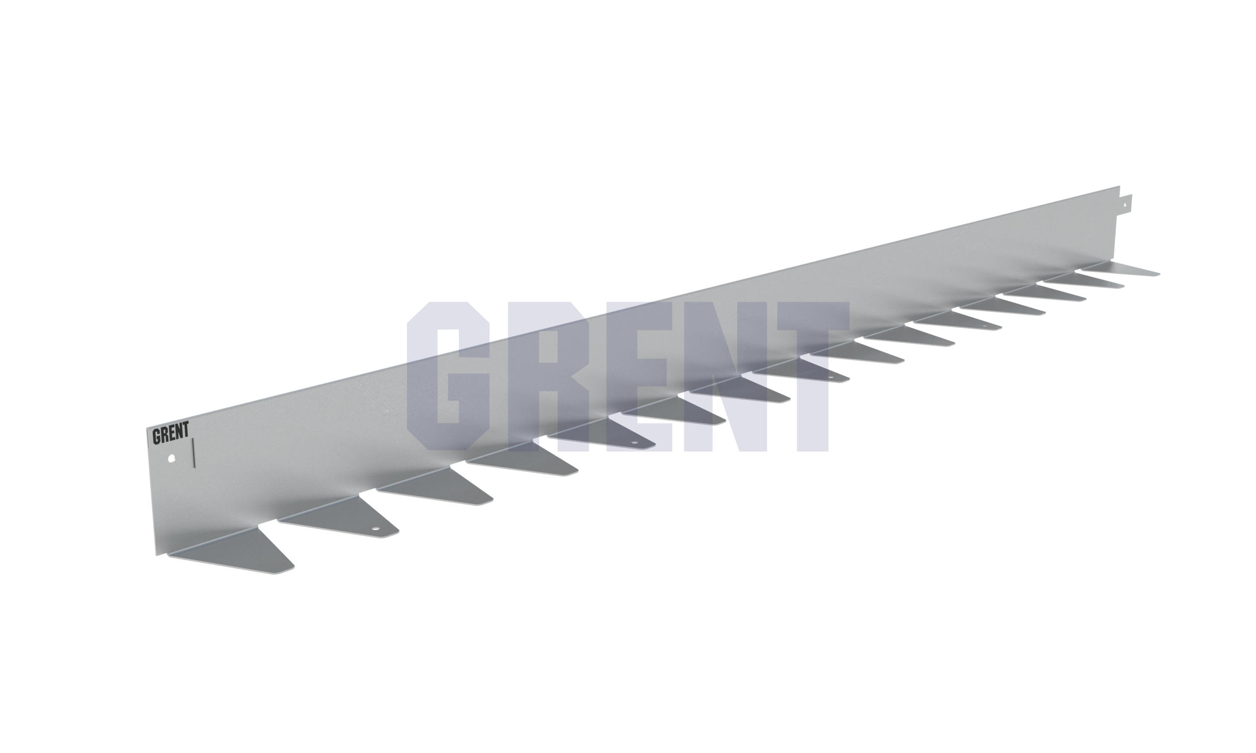 Бордюр стальной GRENT BR L-образный 1200*80, 1,5, оцинкованный