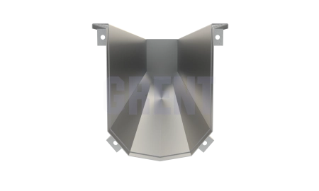 Лоток водоотводный мостовой GRENT MosT подвесной 400 торцевой