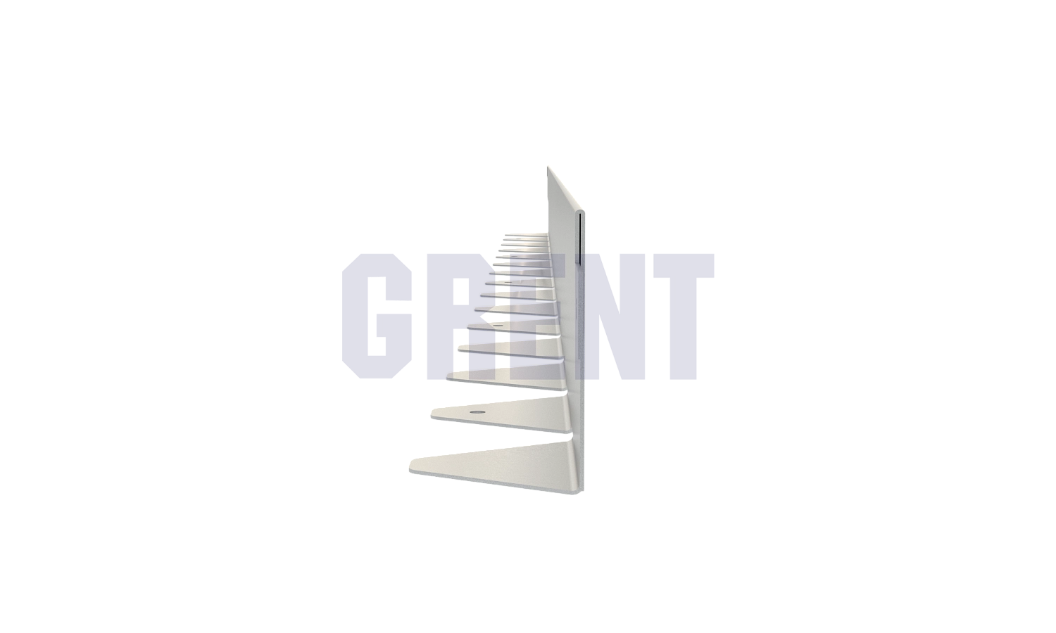 Бордюр стальной GRENT BR L-образный 1200*70, 1,5, нержавеющий