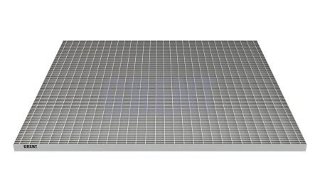 Прессованный настил из нержавеющей стали GRENT 33х33 900х1000