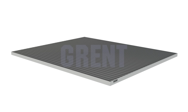 Прессованный настил из нержавеющей стали GRENT 33х33 1200х1000