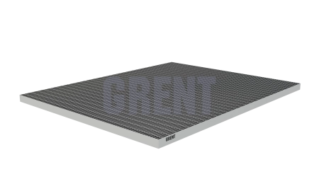 Прессованный настил из нержавеющей стали GRENT 33х33 800х1000