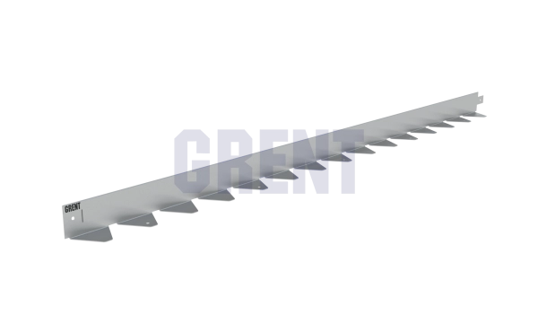 Бордюр стальной GRENT BR L-образный 1200*50, 1,5, оцинкованный