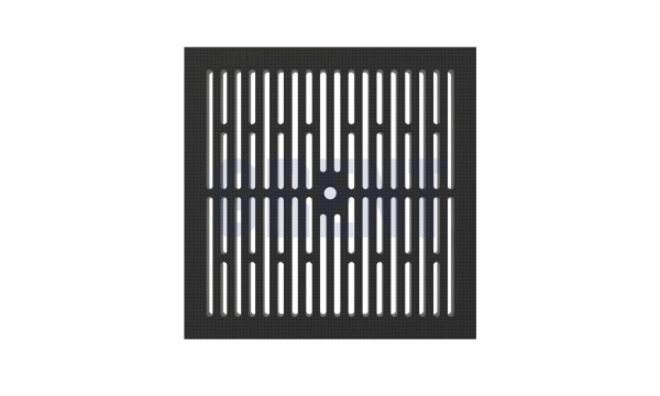Решетка пластиковая GRENT PlasT 300х300 А15 черная