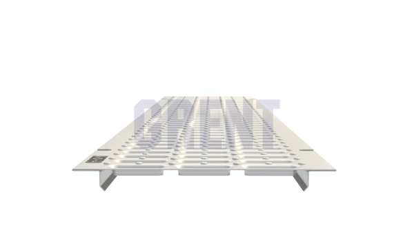 Штампованная решетка водоотводная из оцинкованной стали GRENT PlasT 200