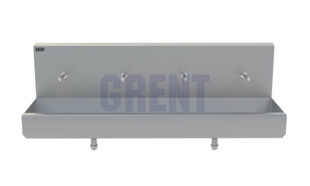 Умывальник 4-секционный подвесной GRENT-P-04