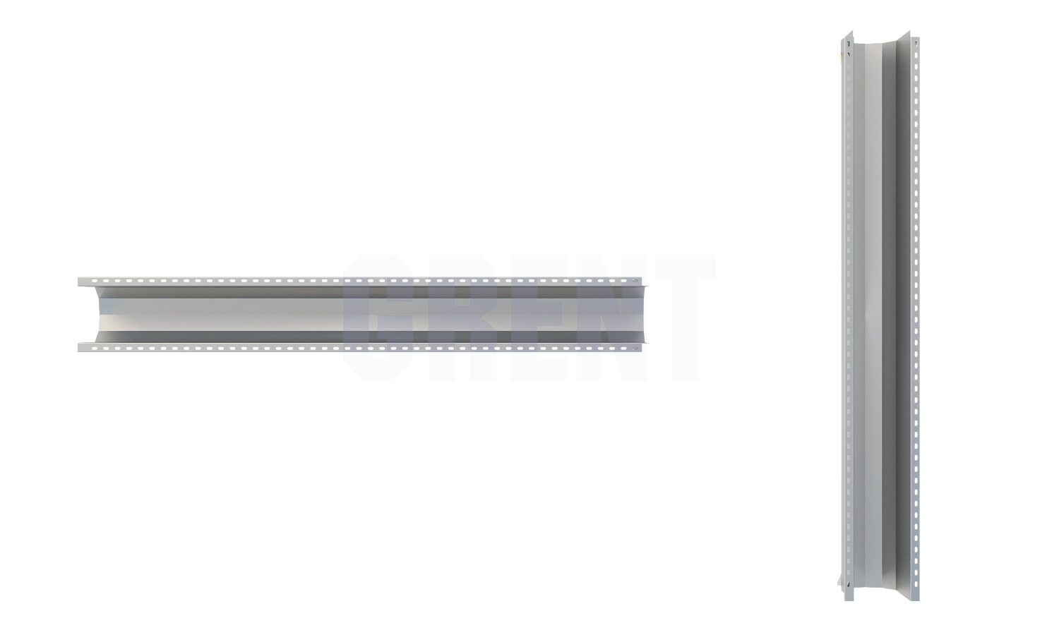 Лоток водоотводный мостовой GRENT MosT подвесной 400 рядовой