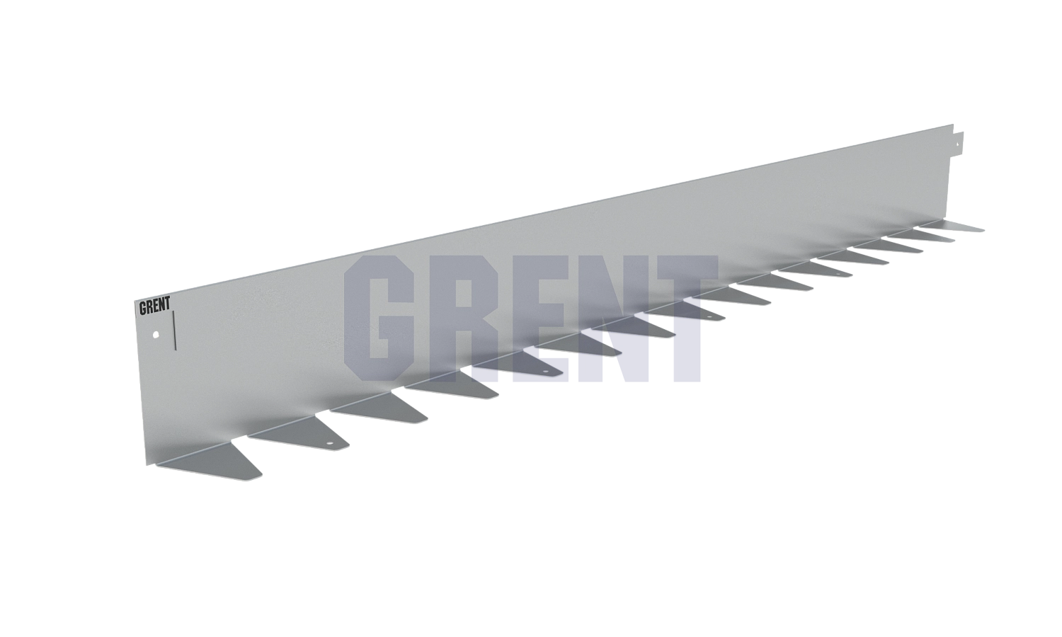 Бордюр стальной GRENT BR L-образный 1200*120, 1,5, нержавеющий