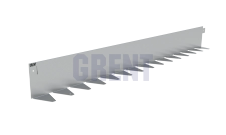 Бордюр стальной GRENT BR L-образный 1200*120, 1,5, нержавеющий