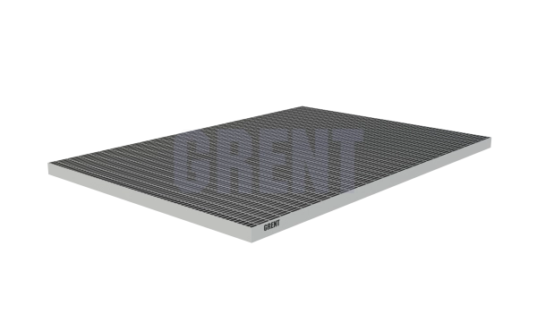 Прессованный настил из нержавеющей стали GRENT 33х33 700х1000