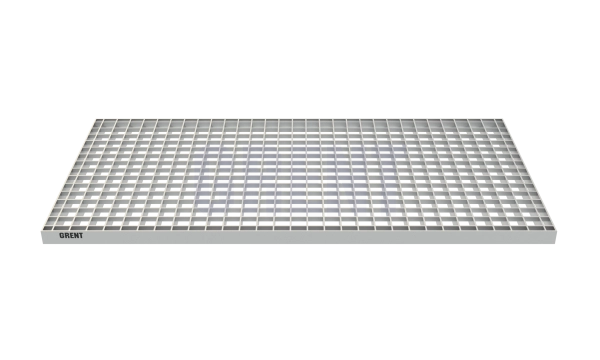 Прессованный настил из нержавеющей стали GRENT 33х33 500х1000