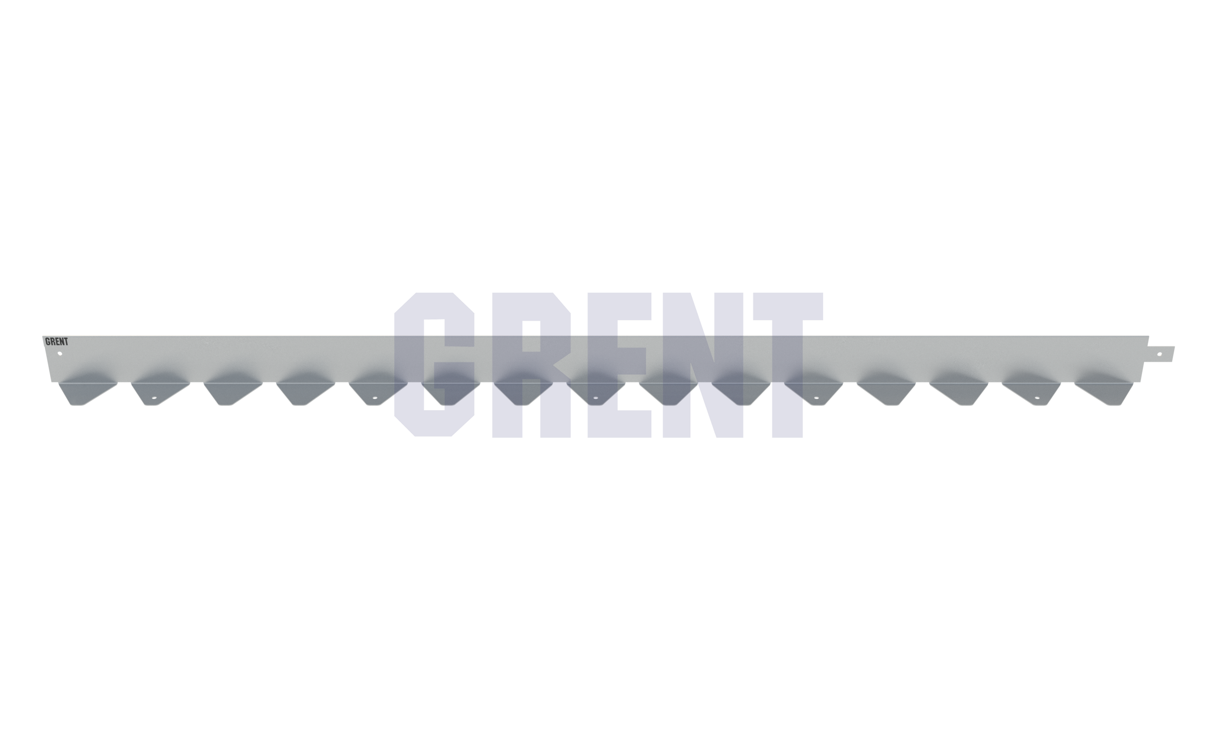 Бордюр стальной GRENT BR L-образный 2400*60, сталь 1.5 мм, нержавеющий Бордюр стальной GRENT BR L-образный 2400*60, сталь 1.5 мм, нержавеющий