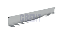 Бордюр стальной GRENT BR L-образный 1200*120, сталь 1.5 мм, нержавеющий Бордюр стальной GRENT BR L-образный 1200*120, сталь 1.5 мм, нержавеющий