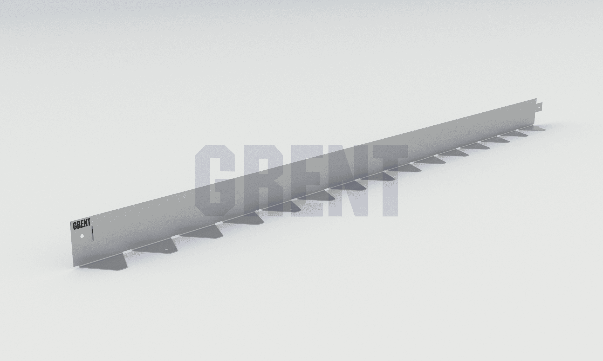 Бордюр стальной GRENT BR L-образный 1200*60, 1,5, оцинкованный