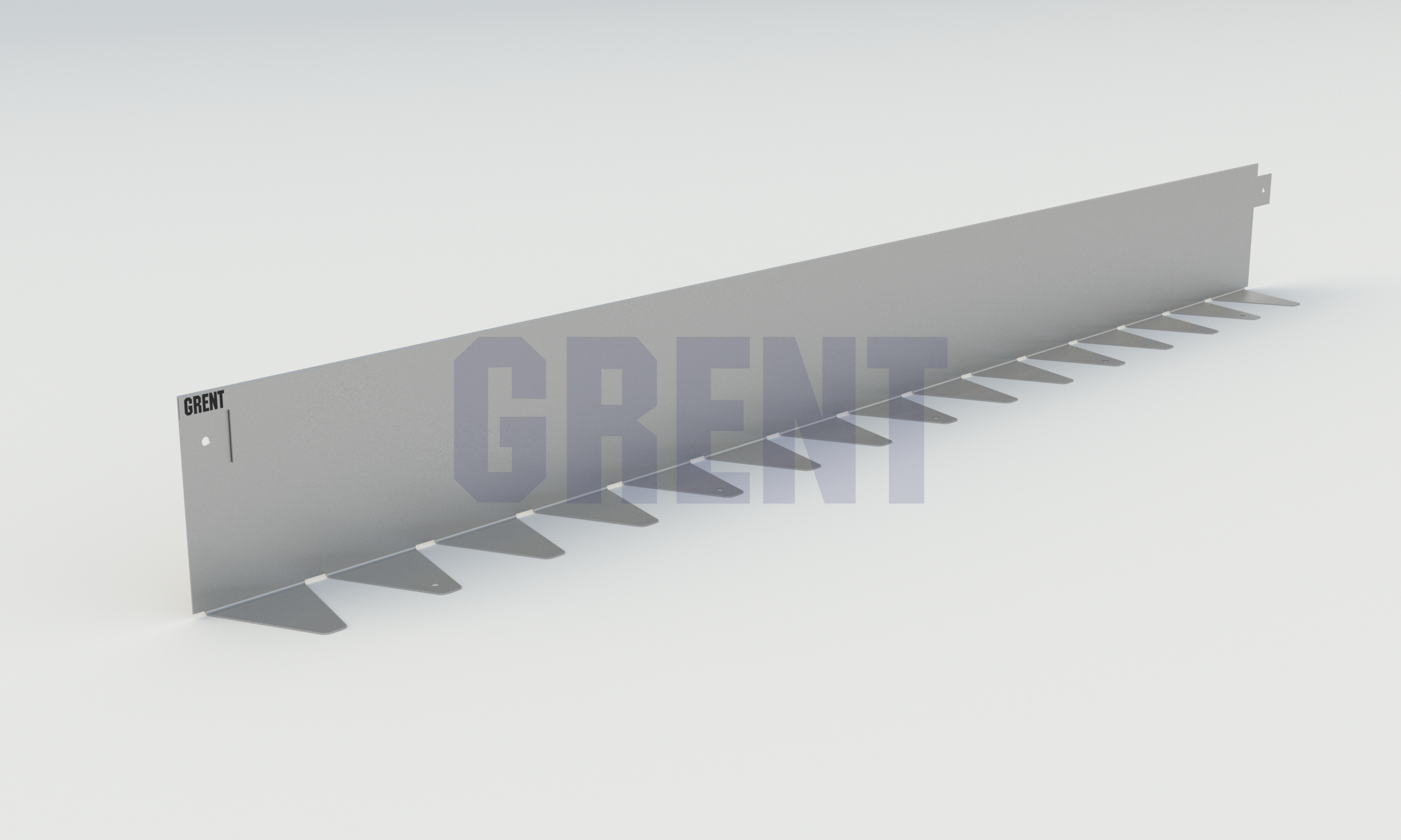 Бордюр стальной GRENT BR L-образный 1200*120, 1,5, оцинкованный