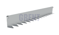 Бордюр стальной GRENT BR L-образный 1200*150, сталь 1.5 мм, нержавеющий Бордюр стальной GRENT BR L-образный 1200*150, сталь 1.5 мм, нержавеющий