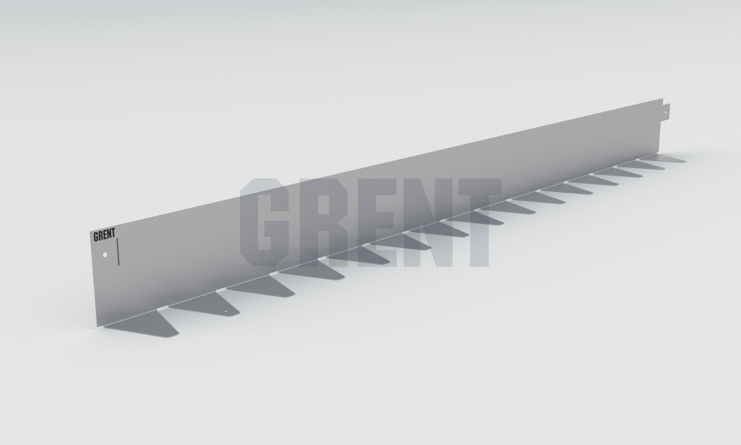 Бордюр стальной GRENT BR L-образный 1200*100, 1,5, оцинкованный