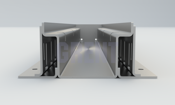 Лоток водоотводный мостовой GRENT MosT 100 торцевой