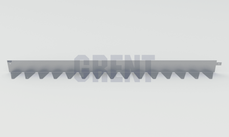 Бордюр стальной GRENT BR L-образный 1200*80, 1,5, оцинкованный