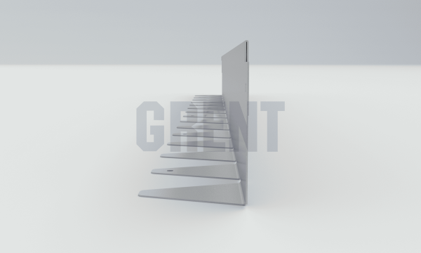 Бордюр стальной GRENT BR L-образный 1200*100, 1,5, оцинкованный