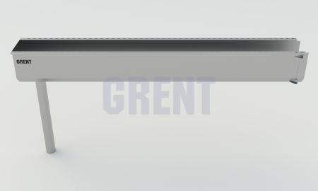 Лоток водоотводный мостовой GRENT MosT подвесной 200 выпускной торцевой