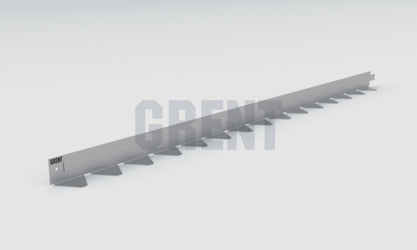 Бордюр стальной GRENT BR L-образный 1200*50, 1,5, оцинкованный
