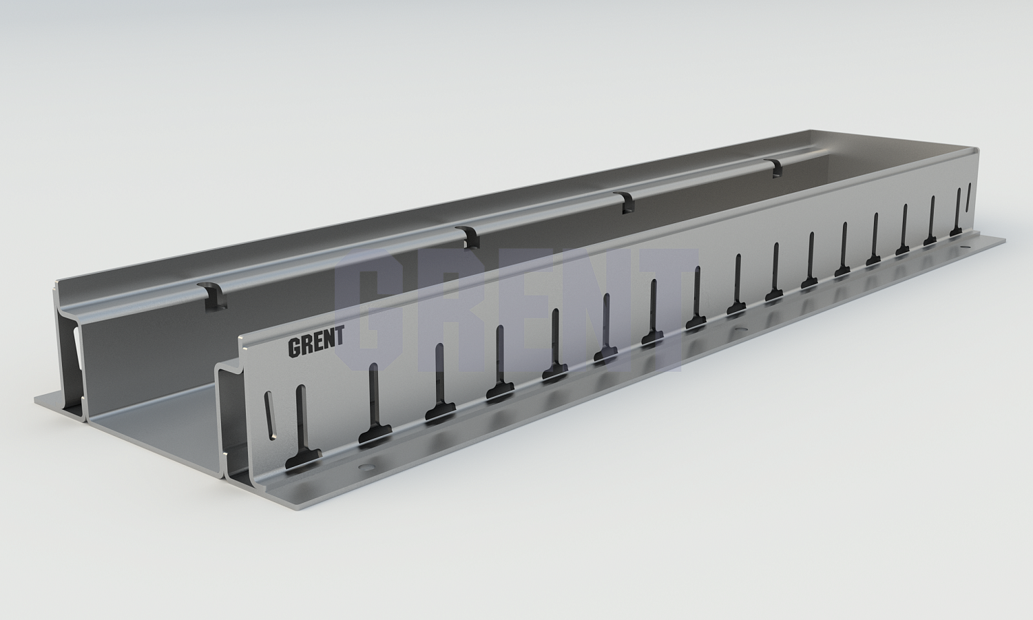 Лоток водоотводный мостовой GRENT MosT 150 торцевой
