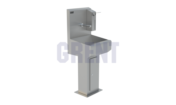 Умывальник 1-секционный на стойке GRENT-S-01 ЛД