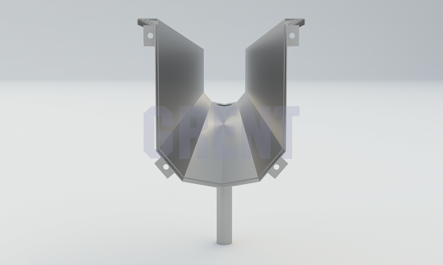 Лоток водоотводный мостовой GRENT MosT подвесной 300 выпускной