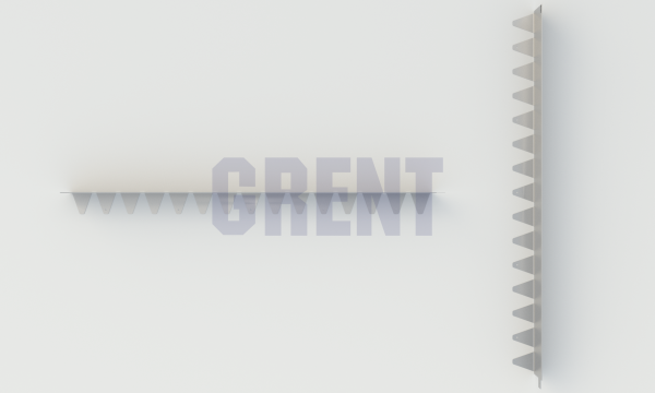 Бордюр стальной GRENT BR L-образный 1200*110, 1,5, оцинкованный