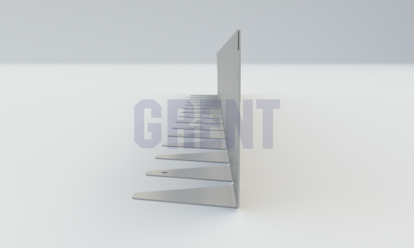 Бордюр стальной GRENT BR L-образный 1200*110, 1,5, оцинкованный