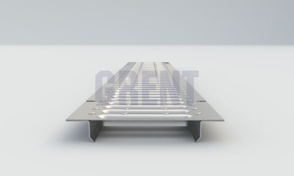 Штампованная решетка водоотводная из оцинкованной стали GRENT PlasT 100