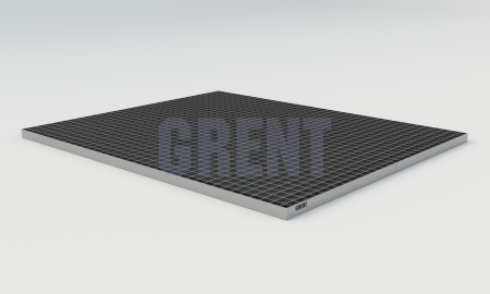 Сварной настил из нержавеющей стали GRENT 33х33 1200х1000