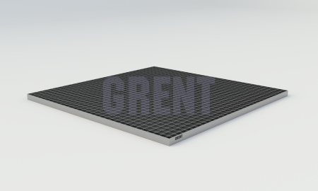 Сварной настил из нержавеющей стали GRENT 33х33 1000х1000