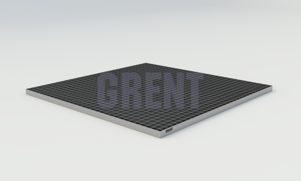 Сварной настил из нержавеющей стали GRENT 33х33 1000х1000