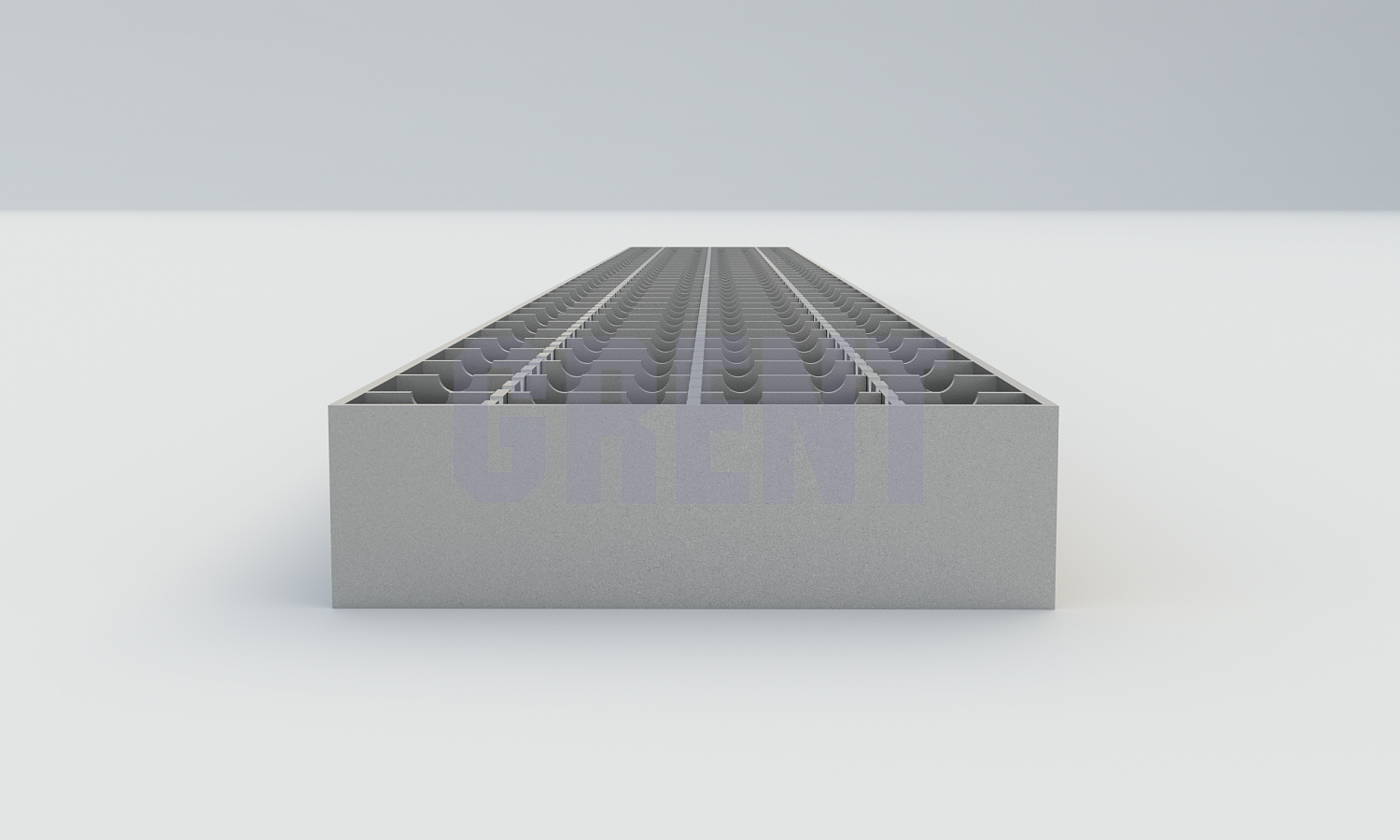 Решетка ячеистая из нержавеющей стали GRENT S 400 ПС