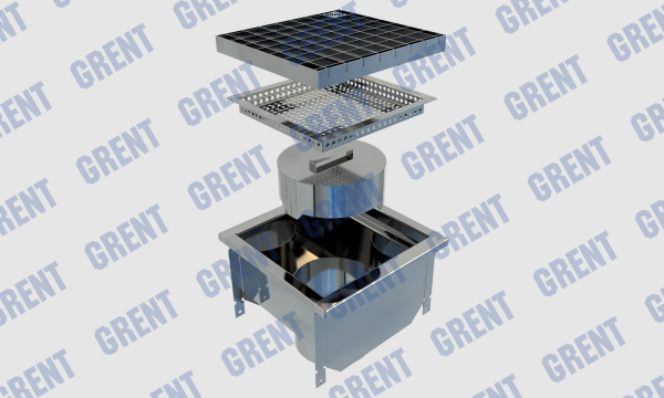 Трап GRENT KV 300. ВВ. 160  (выход снизу)