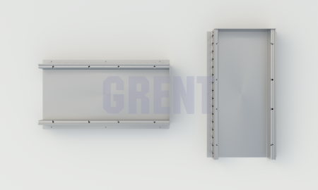 Лоток водоотводный мостовой GRENT MosT 400 торцевой