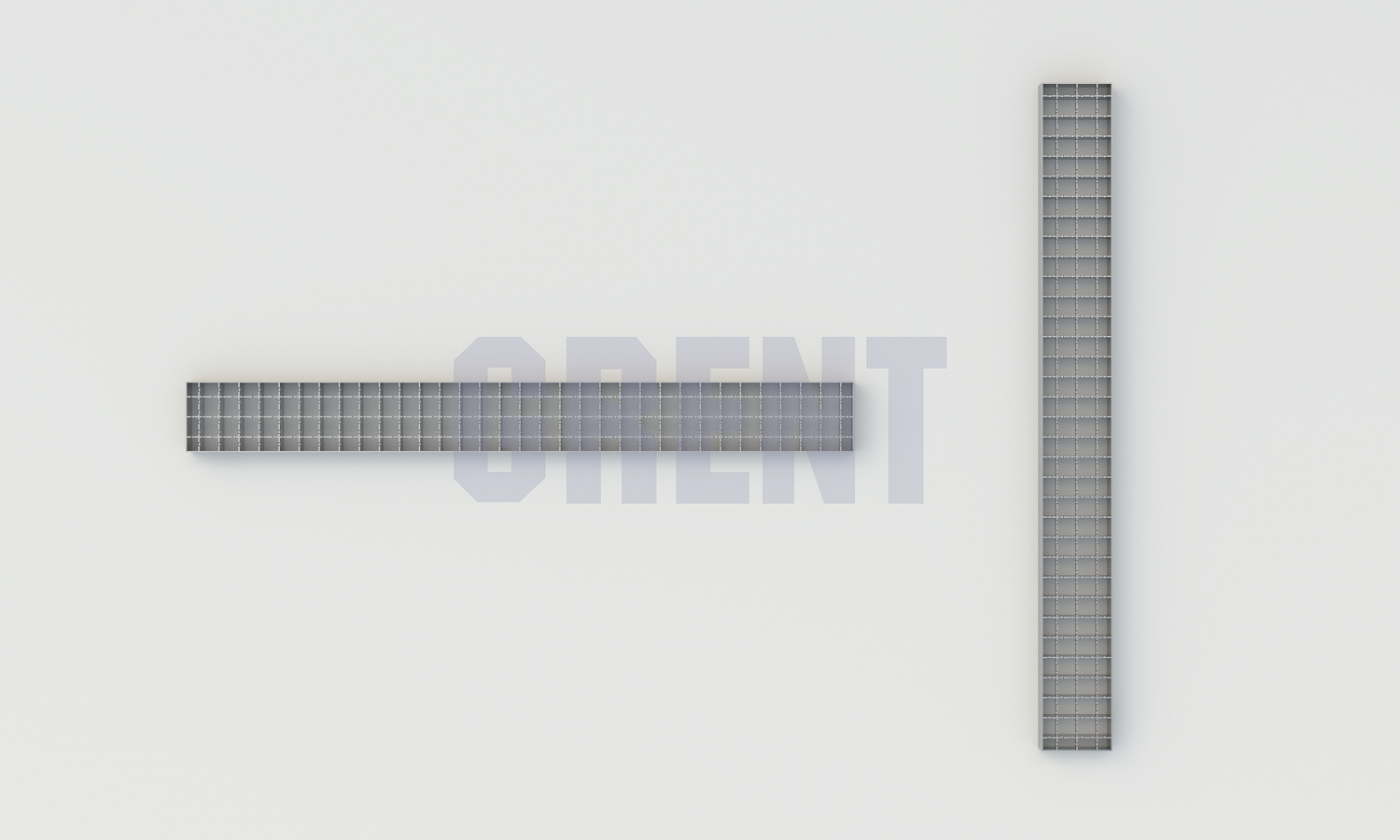 Решетка ячеистая из нержавеющей стали GRENT S 400 ПС