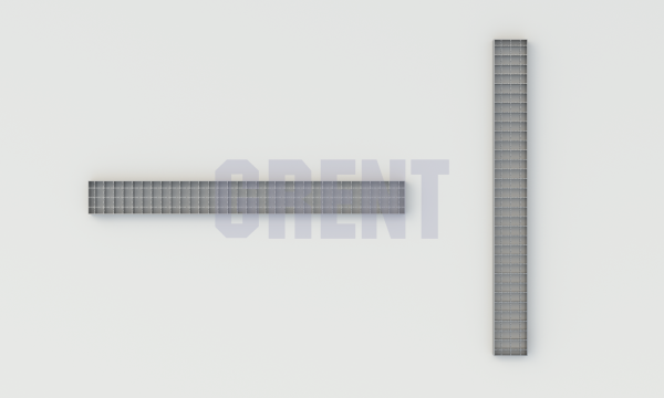 Решетка ячеистая из нержавеющей стали GRENT S 80 ПС