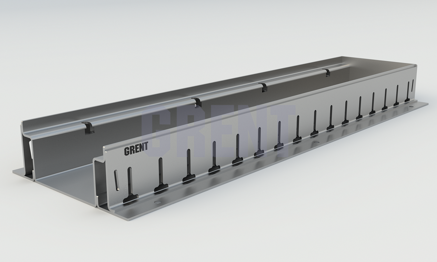 Лоток водоотводный мостовой GRENT MosT 160 торцевой