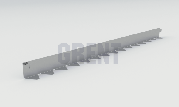 Бордюр стальной GRENT BR L-образный 1200*70, 1,5, оцинкованный