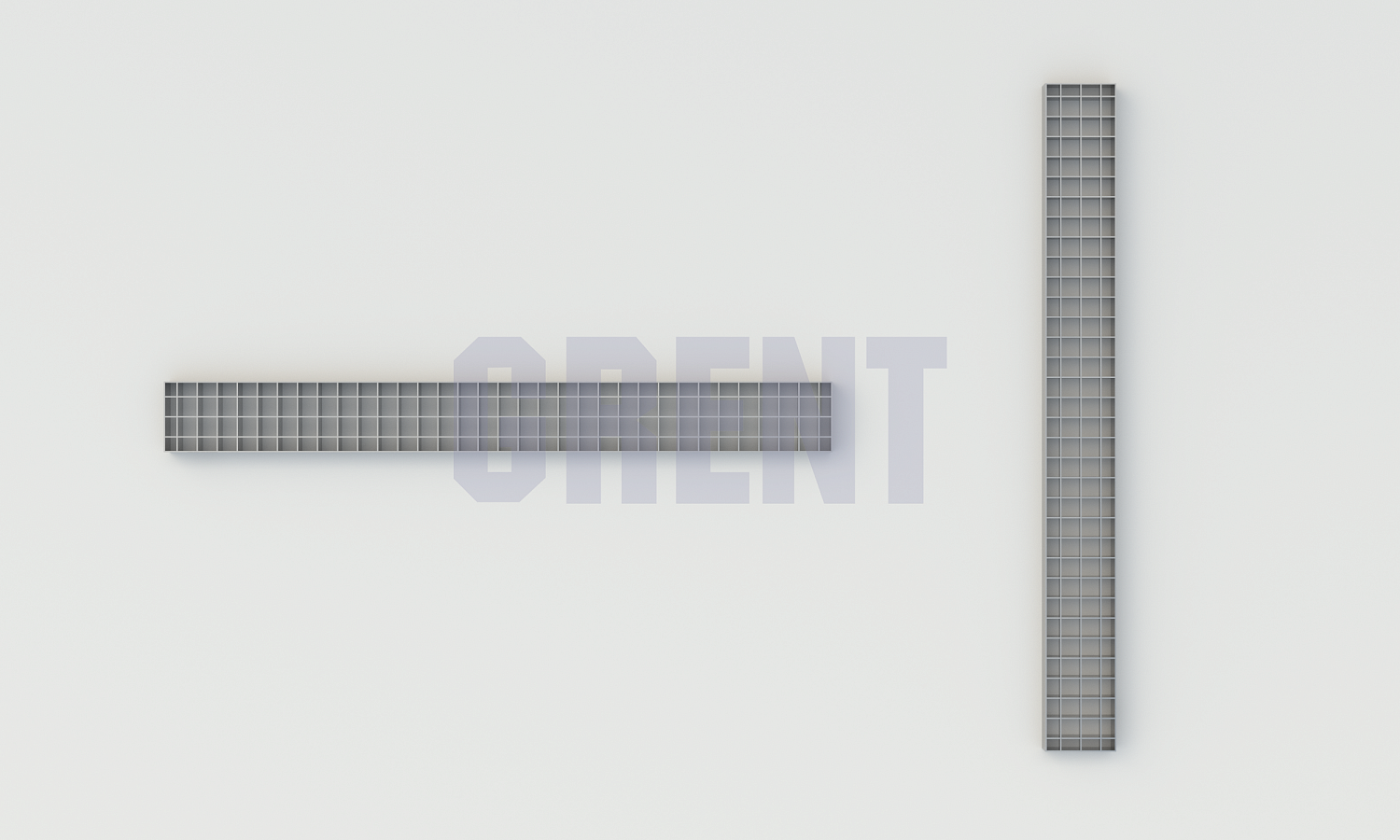 Решетка ячеистая из нержавеющей стали GRENT S 100