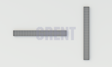 Решетка ячеистая из нержавеющей стали GRENT S 100 