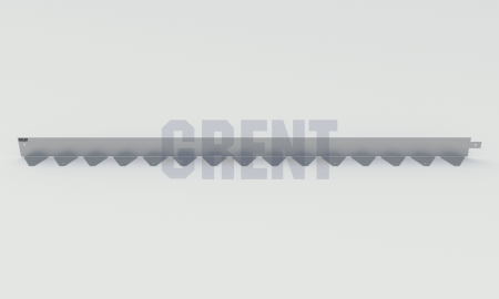 Бордюр стальной GRENT BR L-образный 1200*60, 1,5, оцинкованный