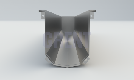 Лоток водоотводный мостовой GRENT MosT подвесной 250 торцевой