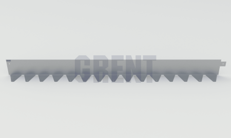 Бордюр стальной GRENT BR L-образный 1200*100, 1,5, оцинкованный