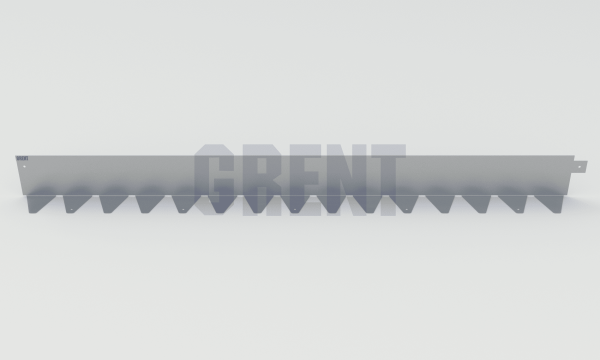 Бордюр стальной GRENT BR L-образный 1200*100, 1,5, оцинкованный